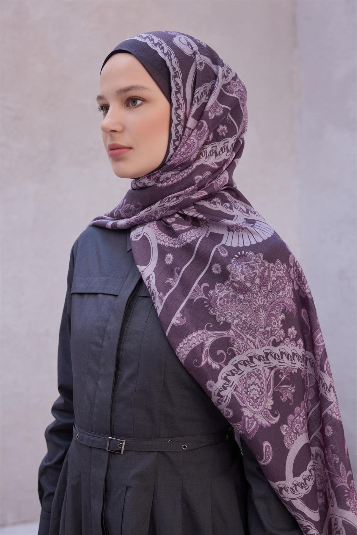 Belli Fresh Rozy 1866 Şal - Mürdüm