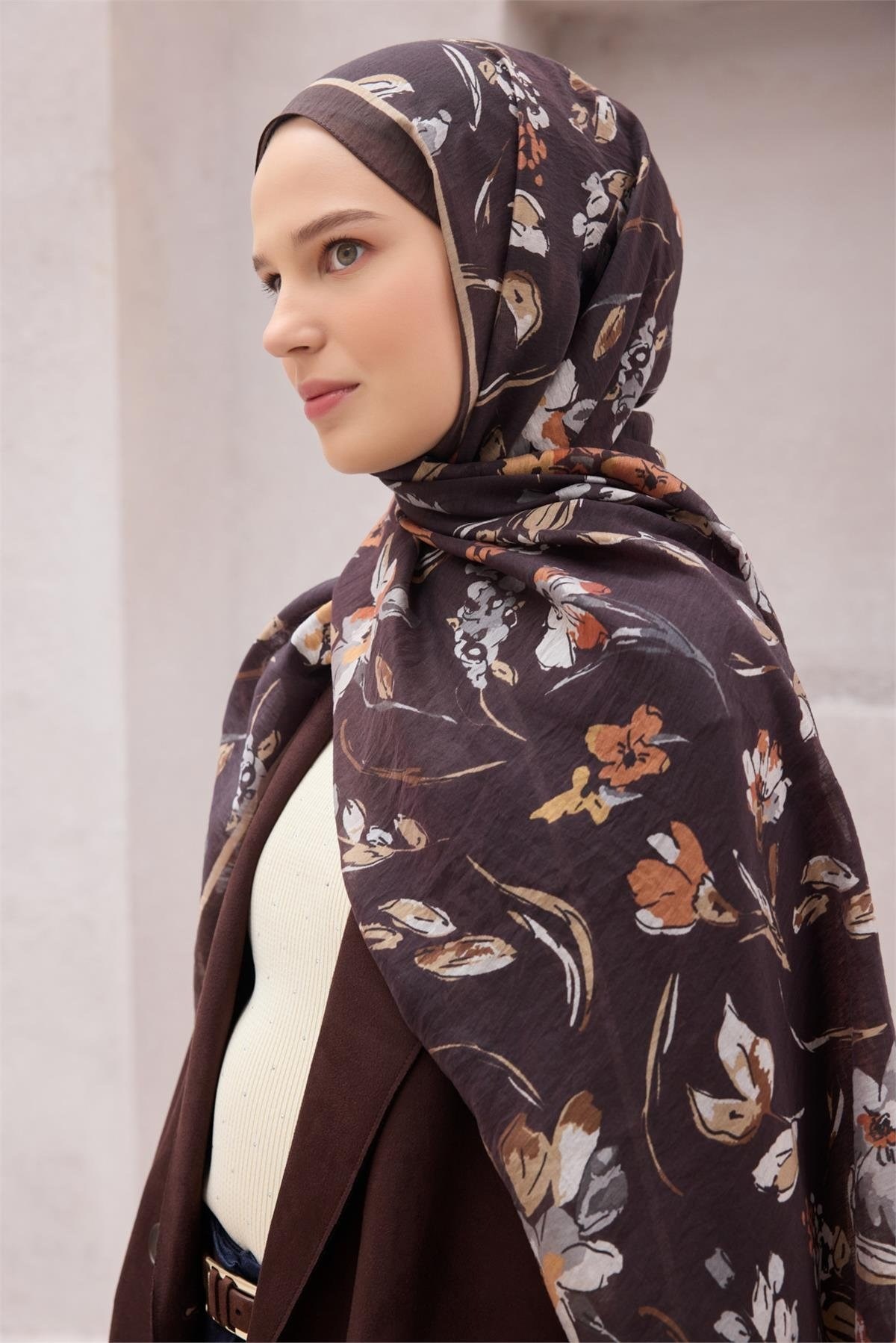 Belli Fresh Rozy 1865 Şal - Browni