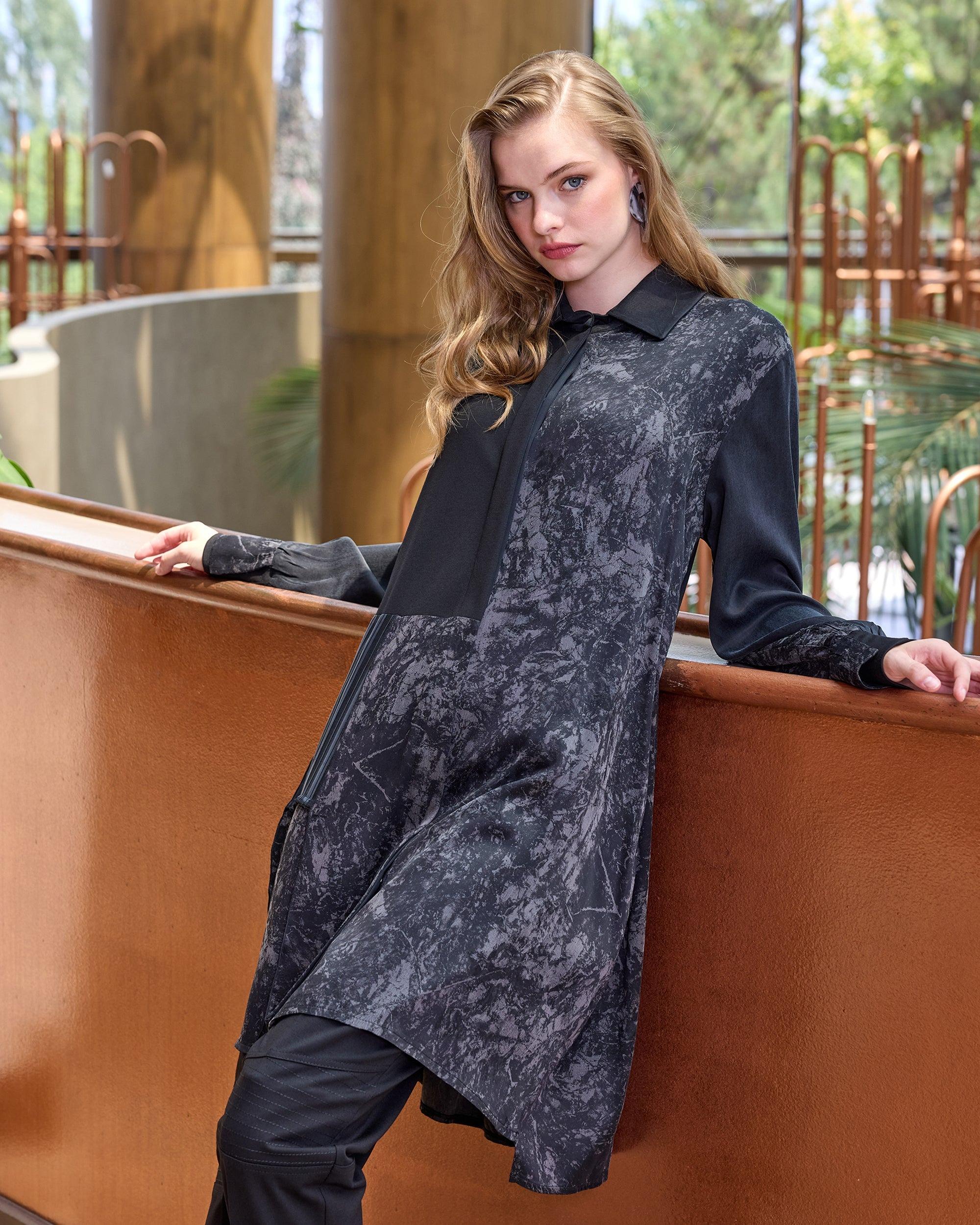 Misswhence 38303 Gömlek - Siyah