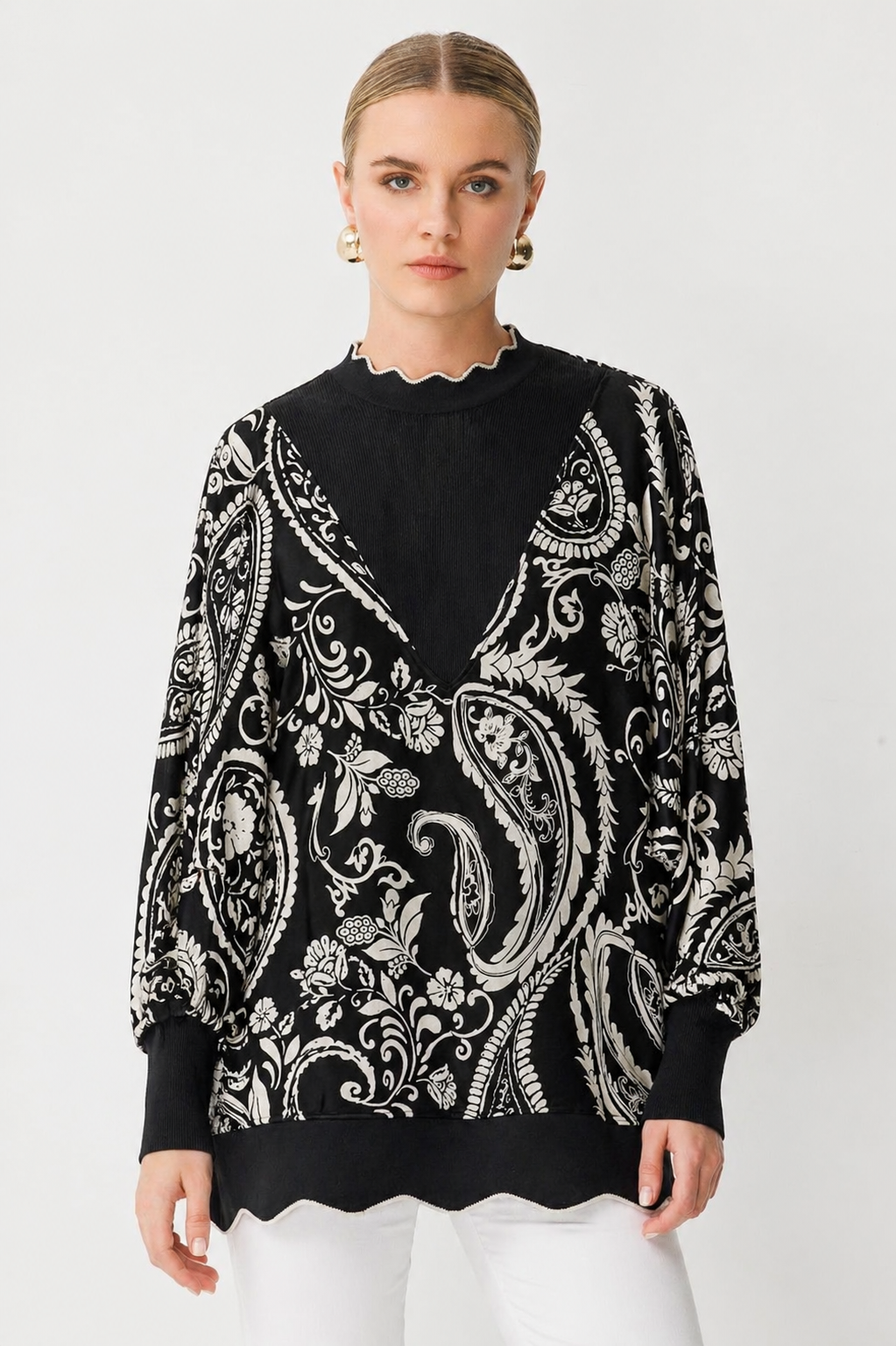 Ghisa 4332 Tunik - Siyah