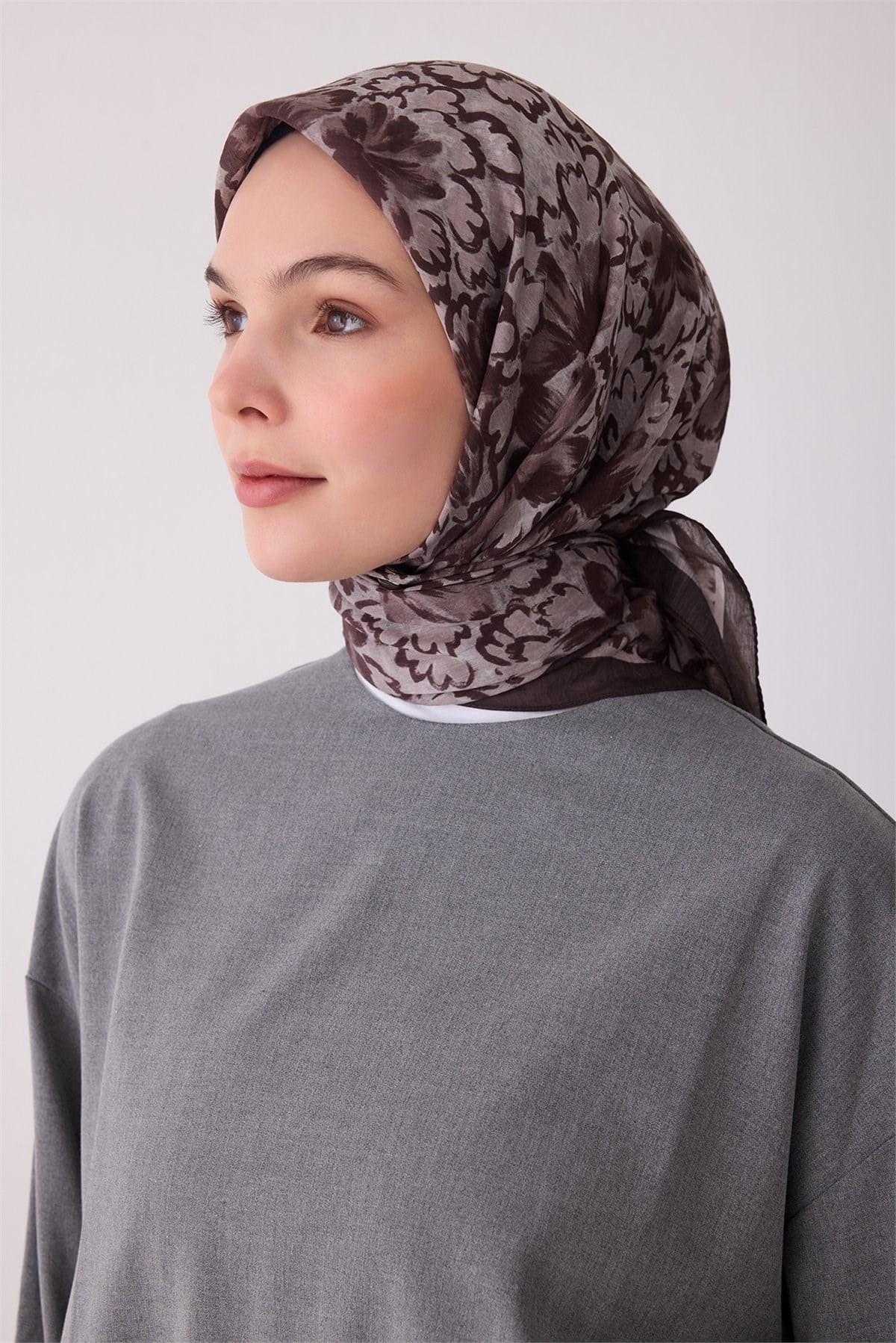 Belli Fresh Rozy Eşarp 3335 - Kahve