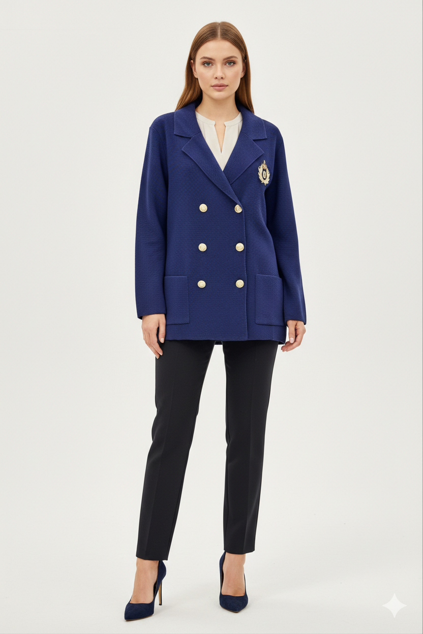 Ghisa 3359 Ceket - Lacivert