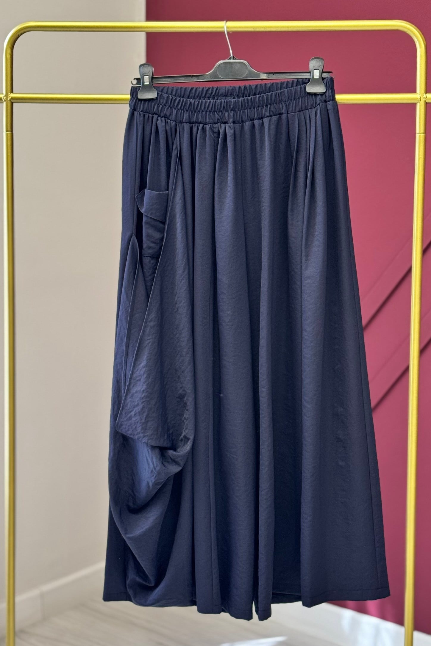 Ceremony 26Y330 Yandan Troba Cepli Zeyna Pantolon - Lacivert