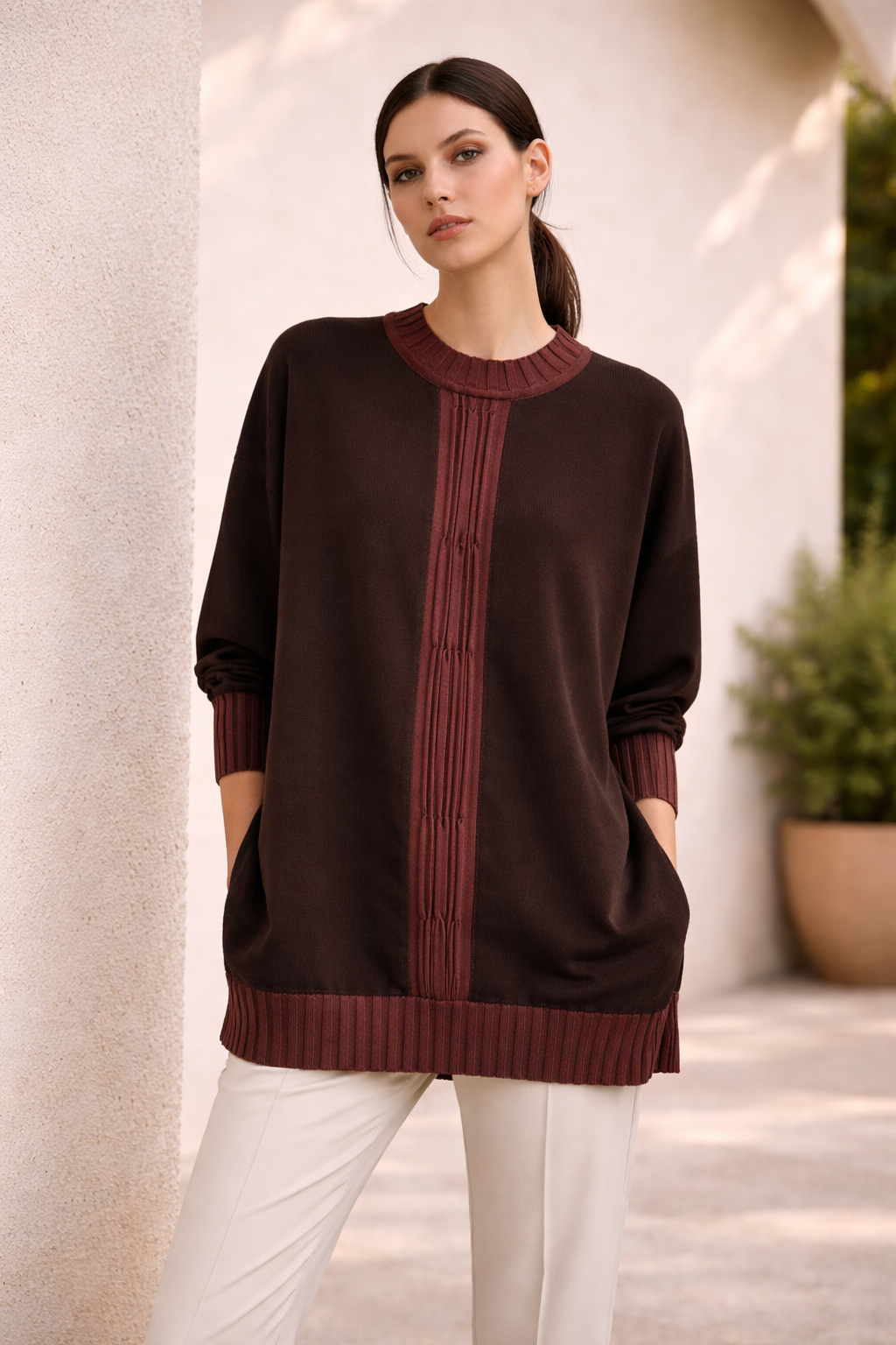 Ghisa 4422 Tunik - Kahve