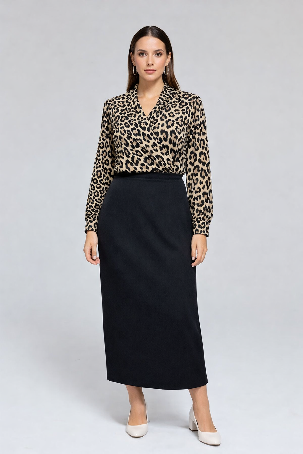 Fuat Gürşen 5405 Etek - Siyah