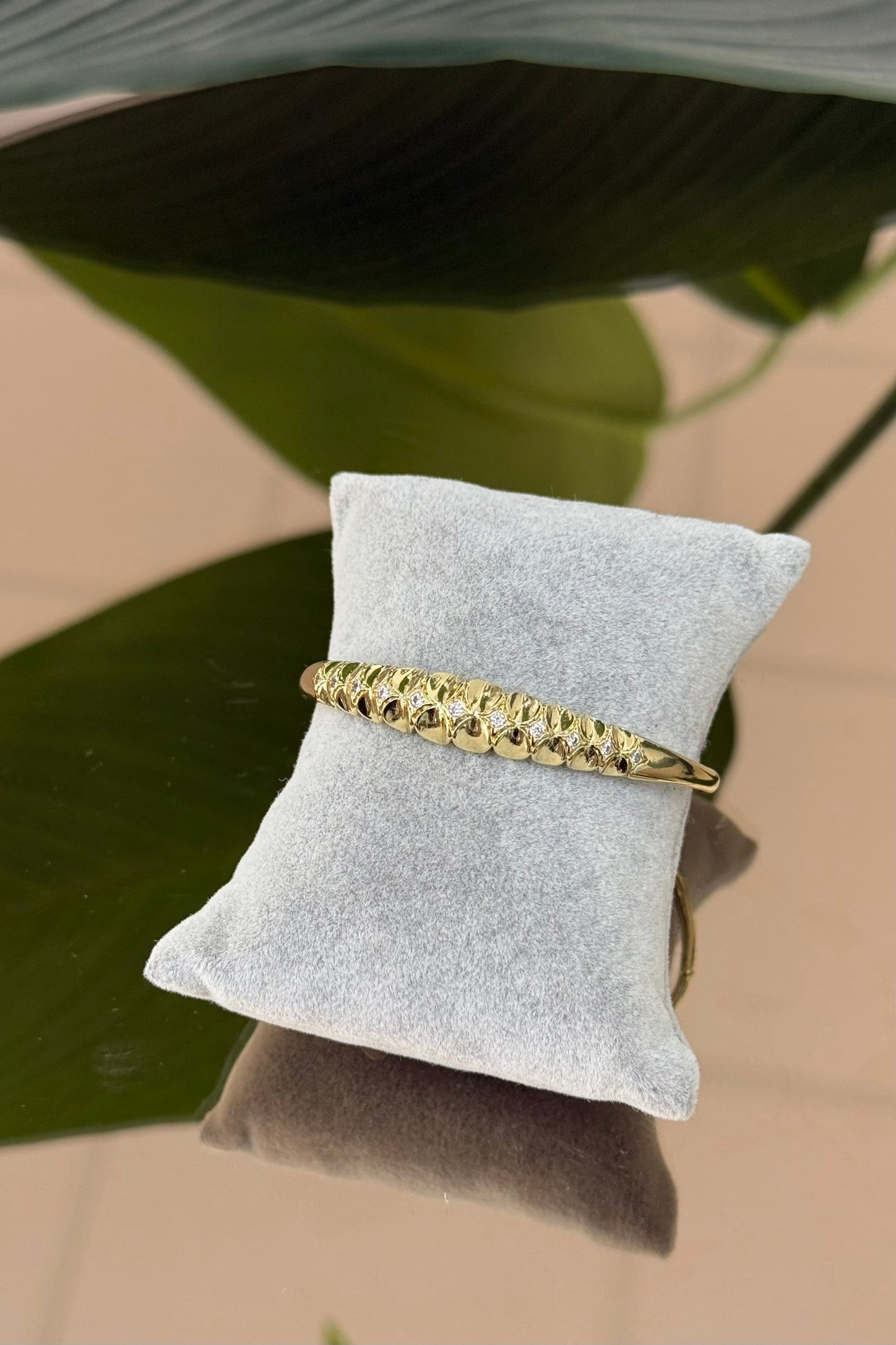 Kelepçe Bileklik BL003095 - Gold