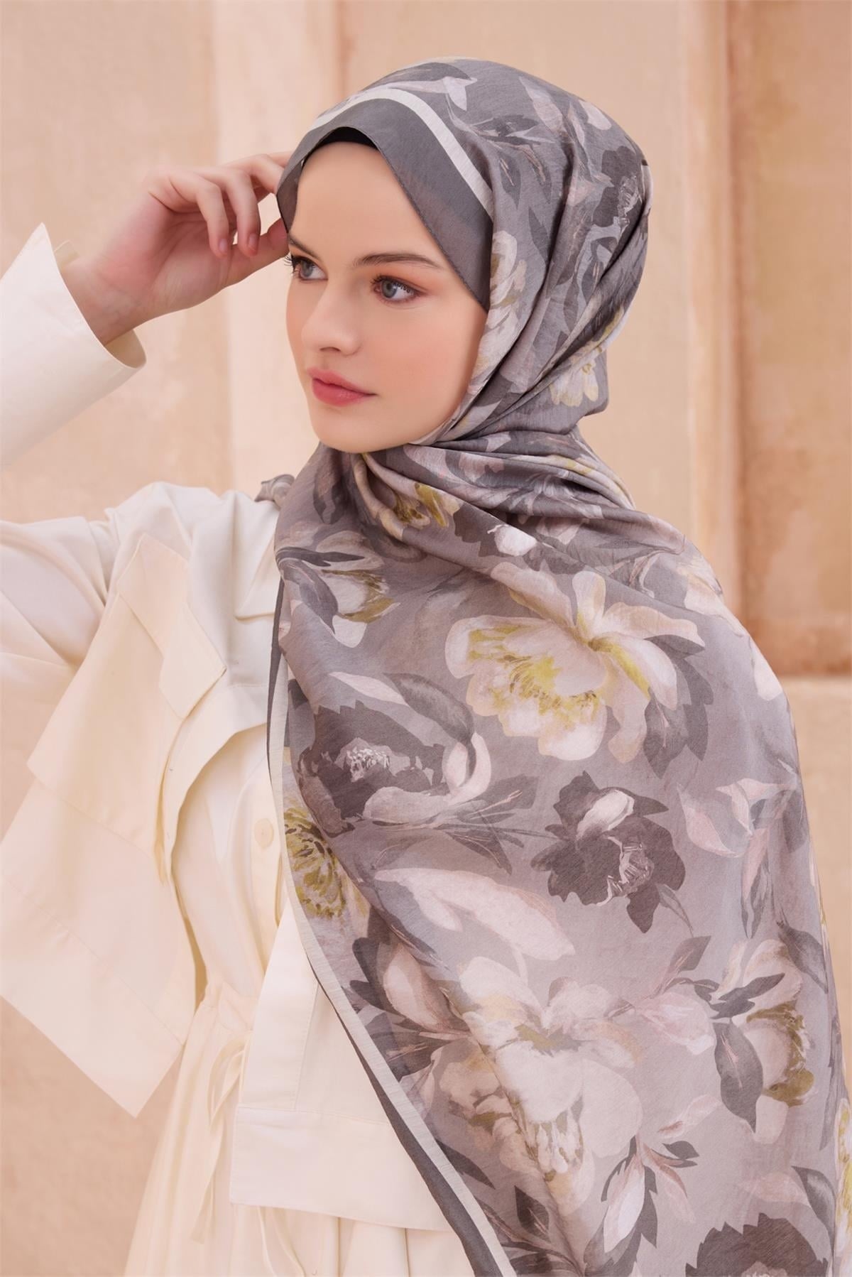 Belli Fresh Sanda Şal 1362 - Gri