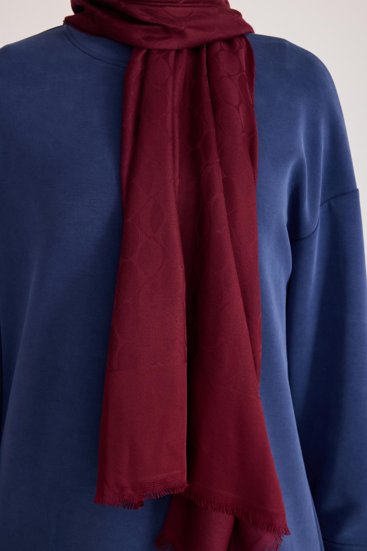 Belli Fresh Açelya Şal 2 - Bordo