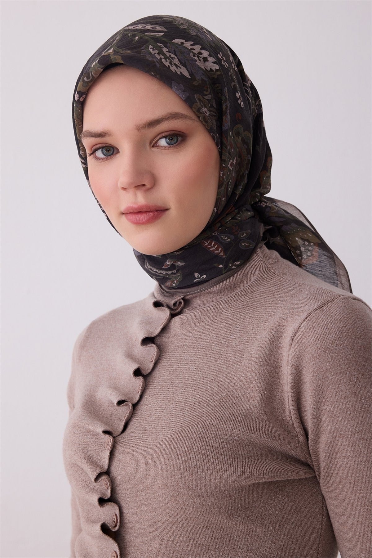 Belli Fresh Rozy Eşarp 3675 - Siyah