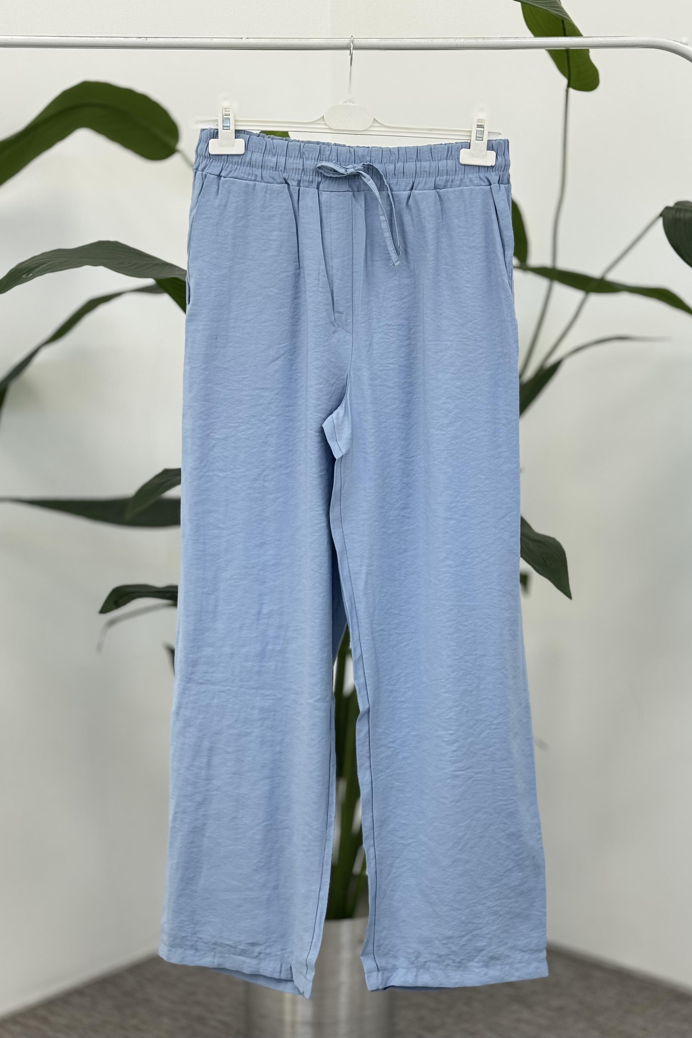 Bol Paça Pantolon 2895 - Mavi