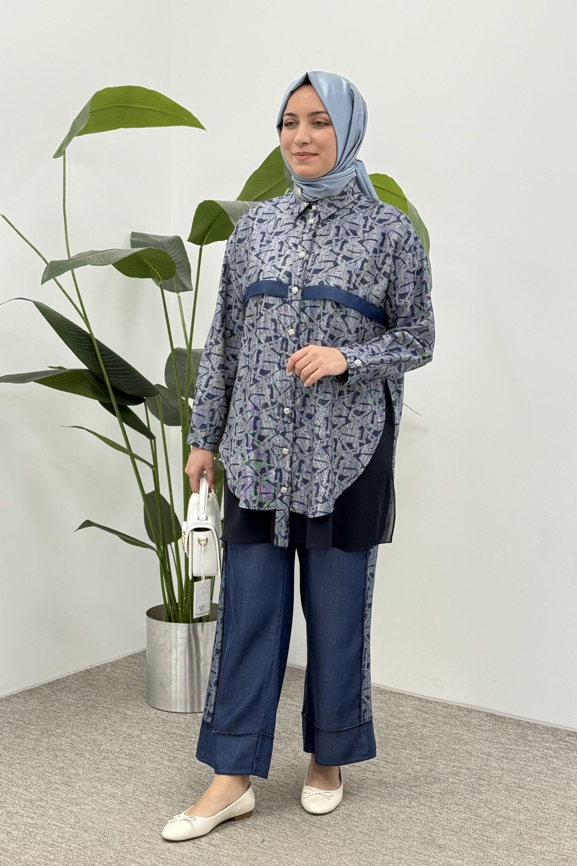 Ghisa 4875 Takım - Lacivert