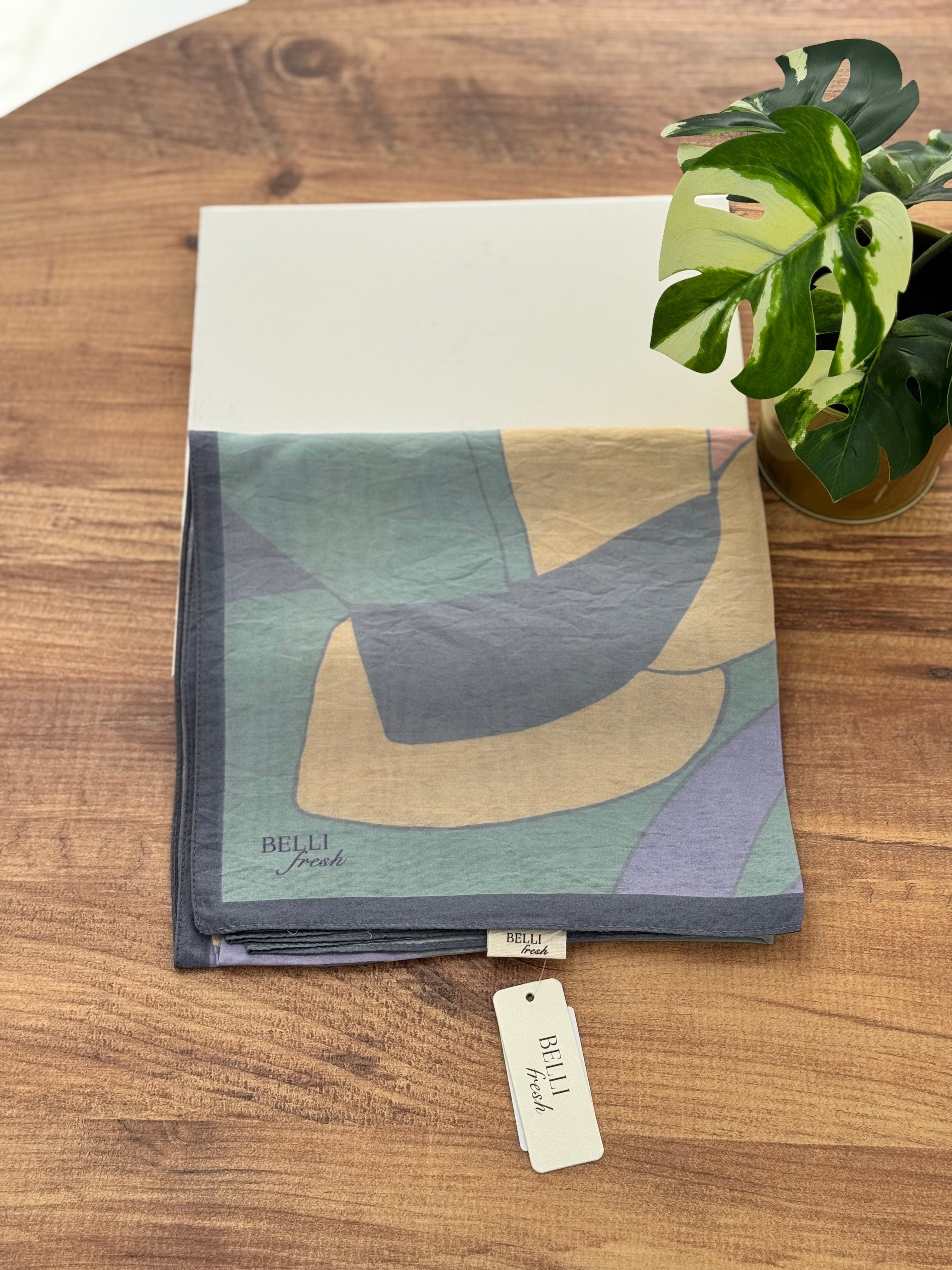 Belli Fresh Paulista Eşarp 3486 - Buz Mavi