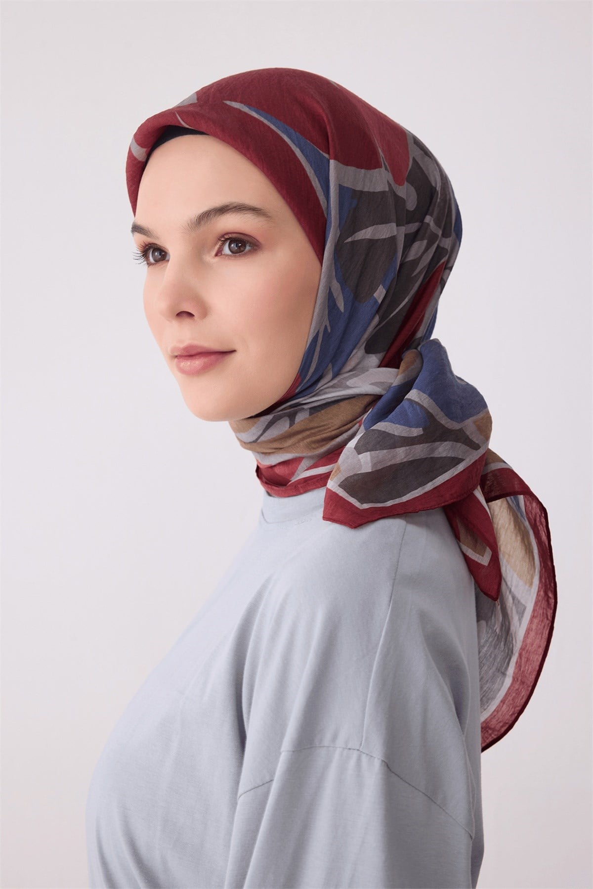 Belli Fresh Rozy Eşarp 3377 - Bordo