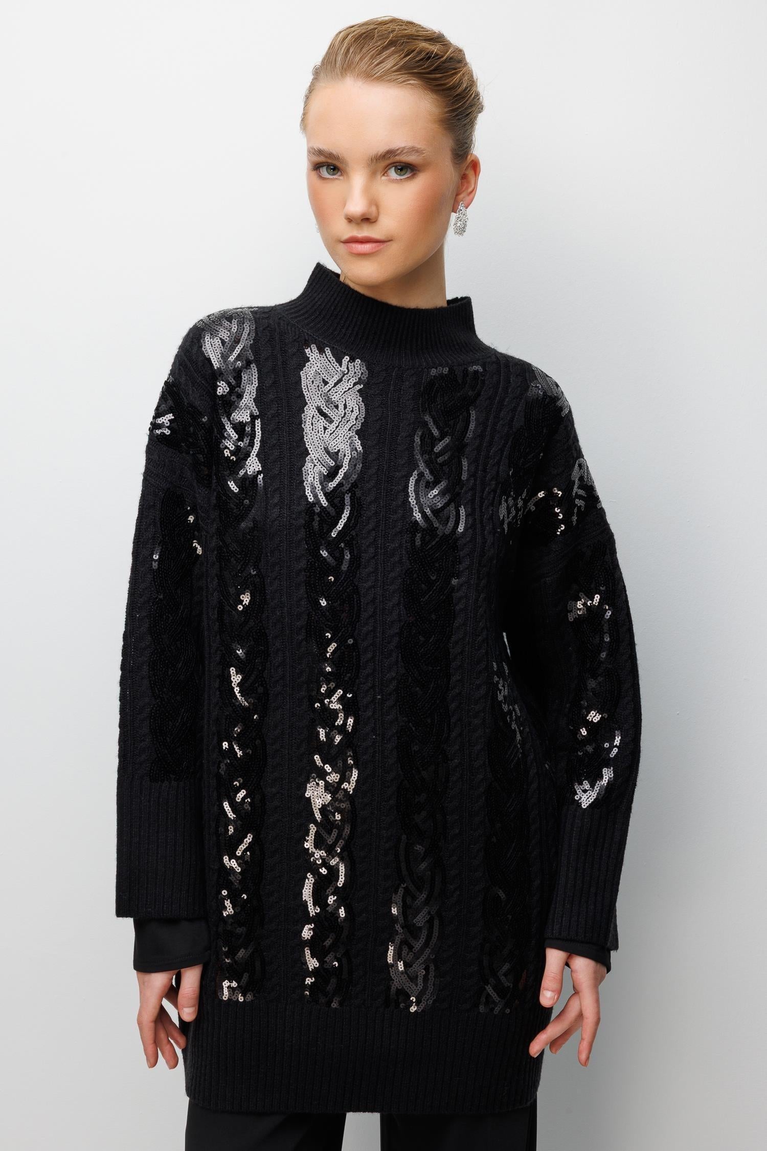 Ghisa 4156 Tunik - Siyah