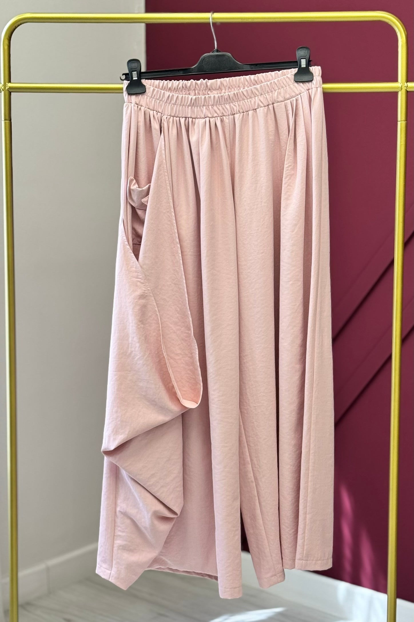 Ceremony 26Y330 Yandan Troba Cepli Zeyna Pantolon - Pudra