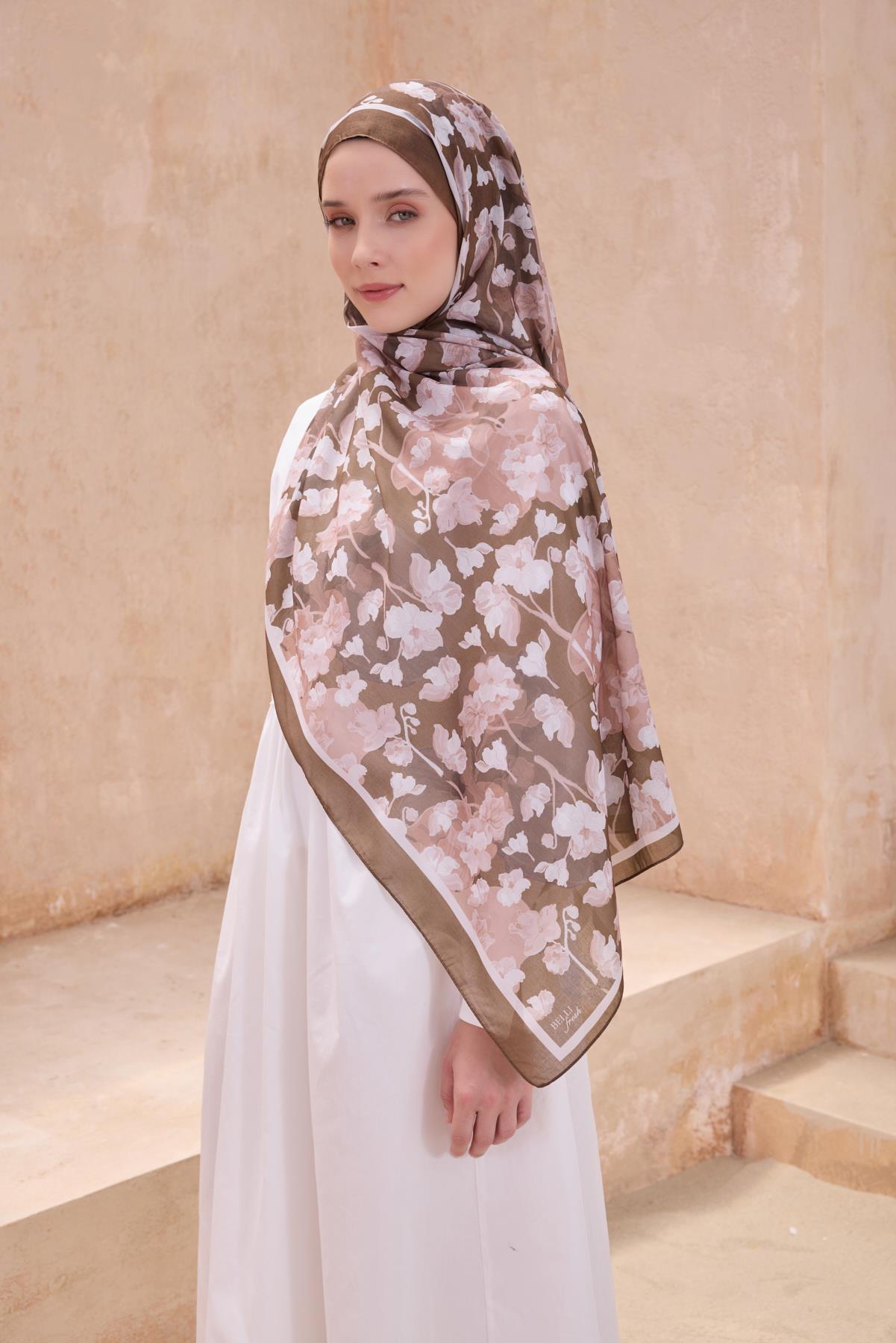 Belli Fresh Tela Şal 4 - Kahverengi