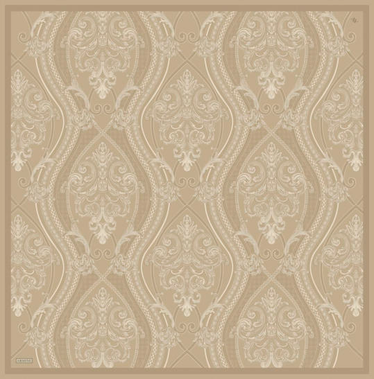 Armine Dj Saf Twill İpek Eşarp 9537D (T) - Sarı