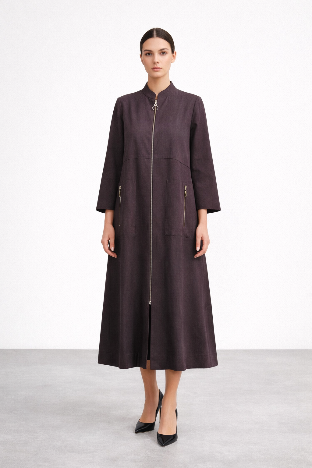 Micca 261839M Kendinden Desenli Ferace - Bordo