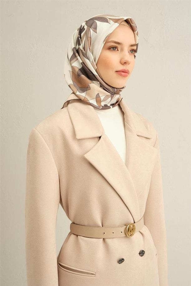 ARMİNE Armine Dj Saf İpek Eşarp 9312D - Mor Armine Dj Saf İpek Eşarp 9312D - Bilen Giyim Eşarp 