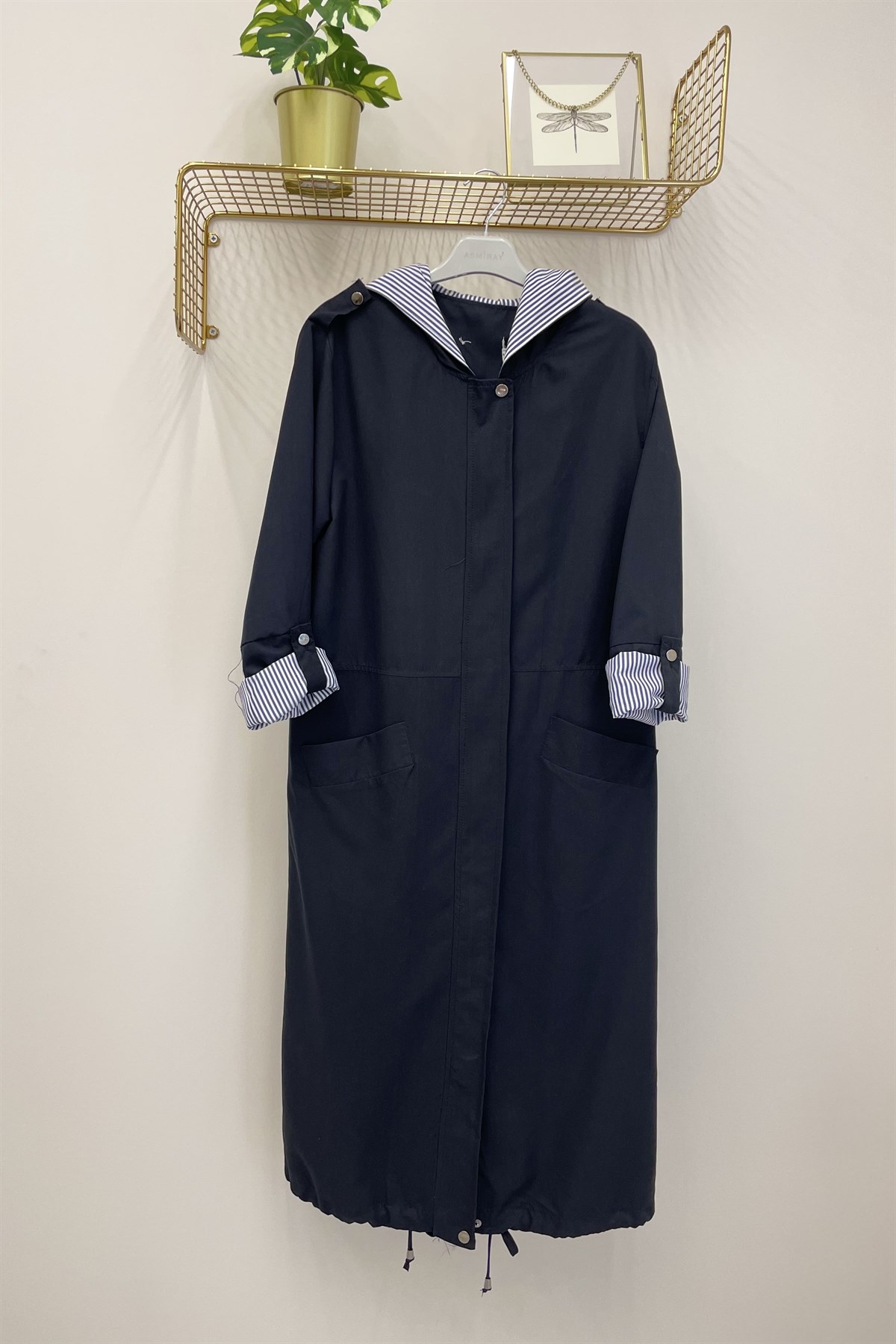 ASMİRAY Asmiray 025 Kol Katlamalı Treç - Siyah