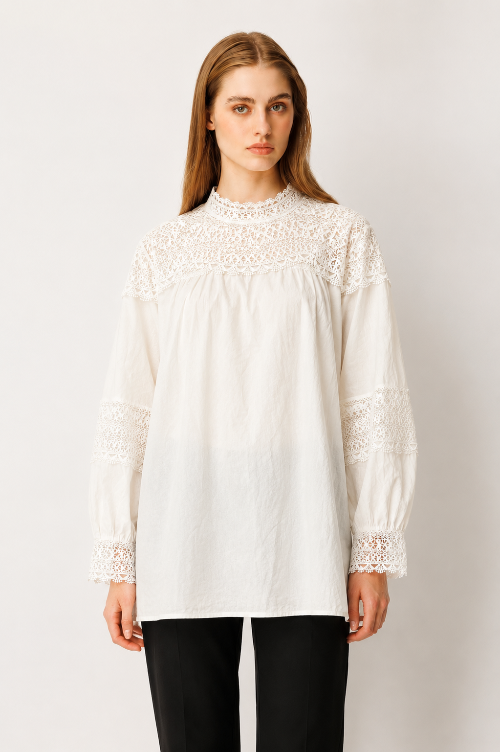 Ghisa 4434 Tunik - Ekru
