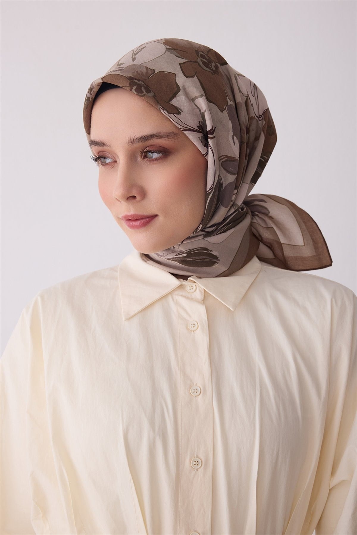 Belli Fresh Modal Eşarp 3805 - Yağ Yeşili