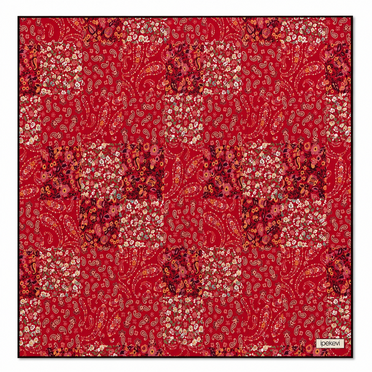 İpekevi 01964 Eşarp - Bordo