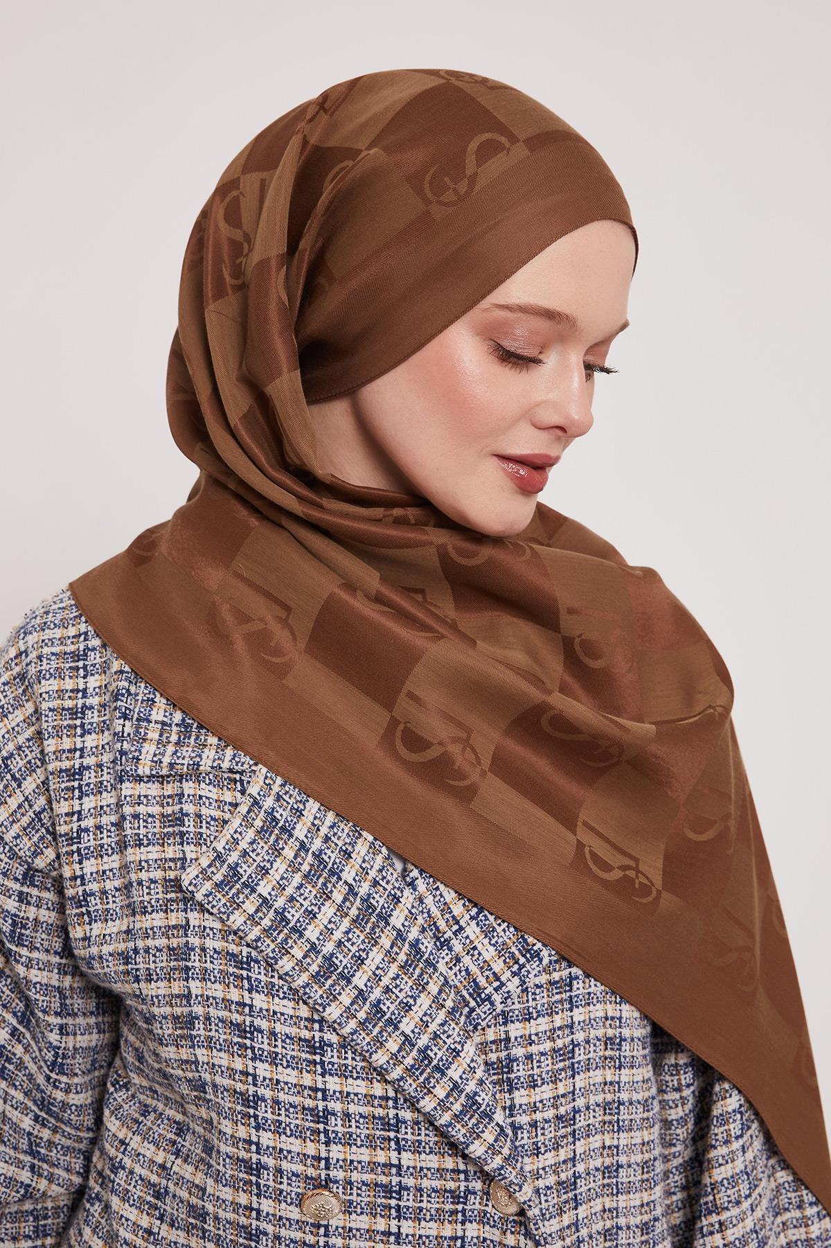 Luvensara Lyocell LS001 Şal - Kahve