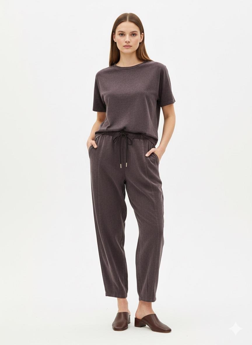 Modal Konik Pantolon 34511 - Kahve