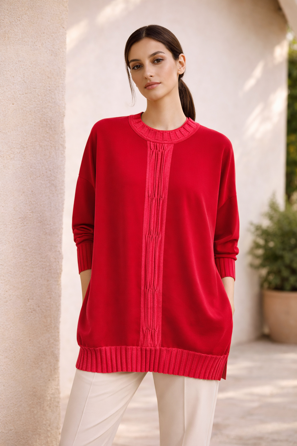 Ghisa 4422 Tunik - Kırmızı