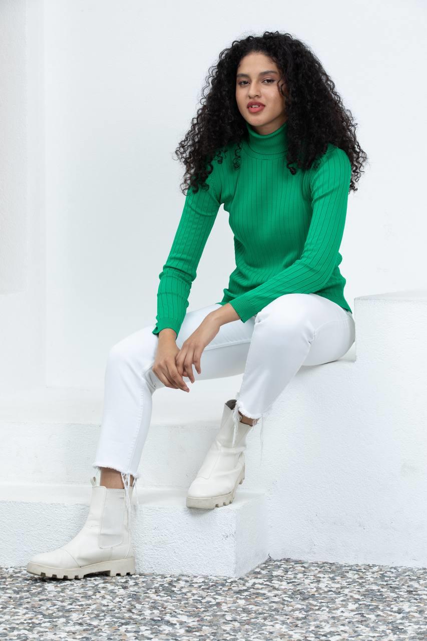 Gala Balıkçı Yaka Triko Kazak 5255 - Benetton  Kazak & Hırka