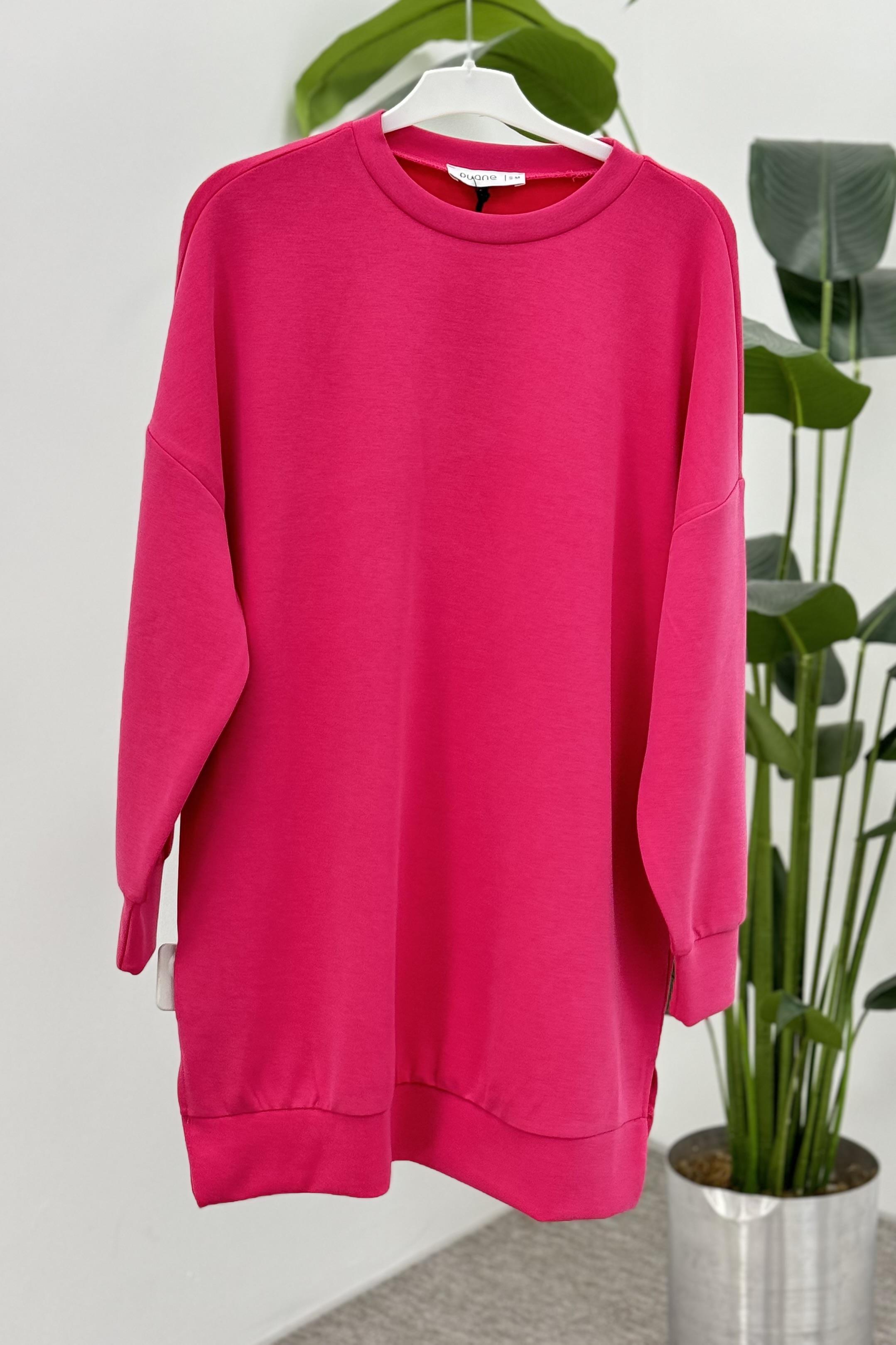 PUANE Bambu Basic Tunik 10604 - Fuşya  Tunik 