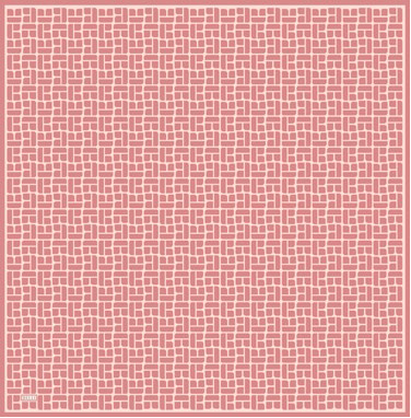 BELLI Bellı Parça Kare Desen Saf İpek Eşarp 4062D - Pembe  Eşarp 