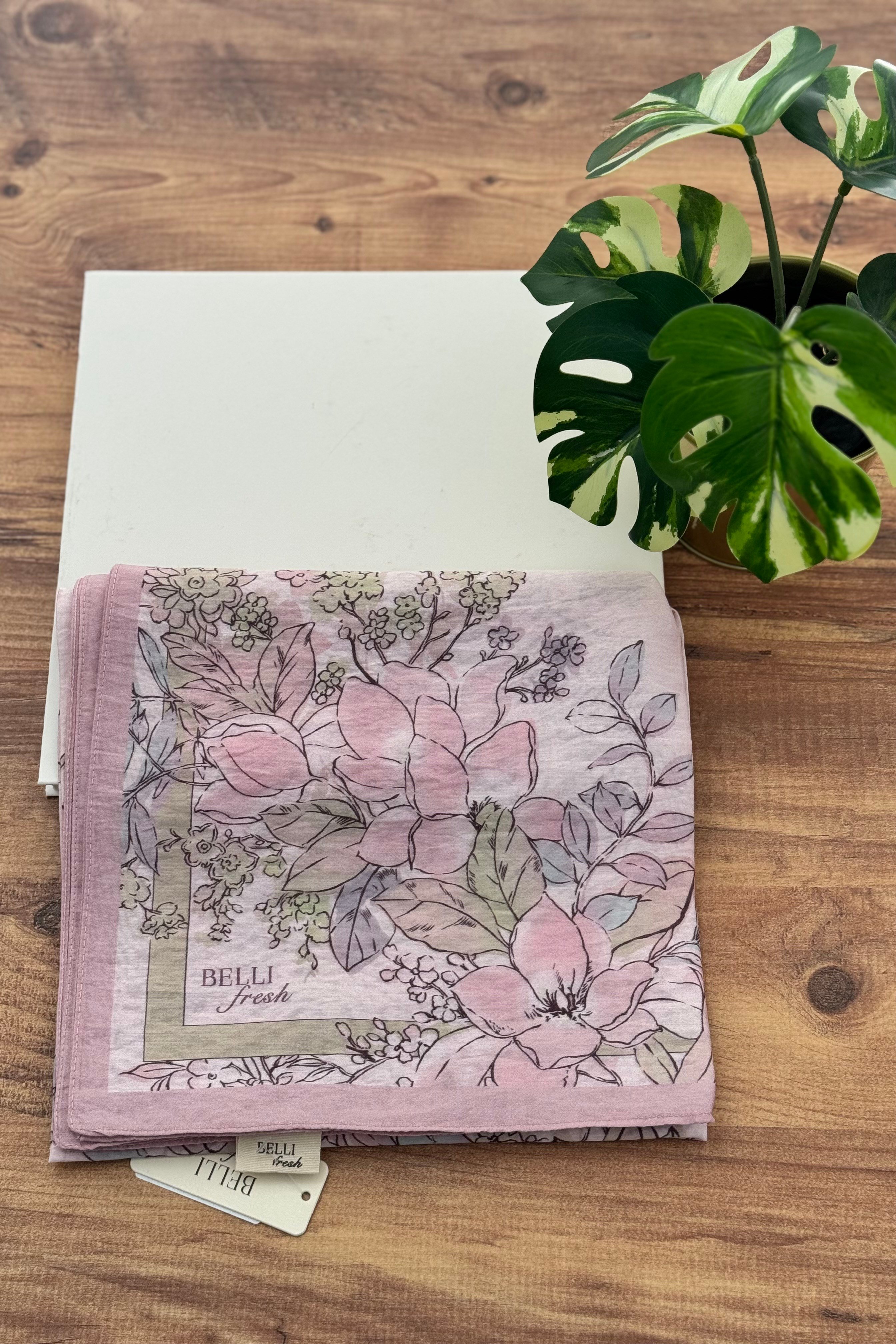 Belli Fresh Paulista Eşarp 3487 - Pembe