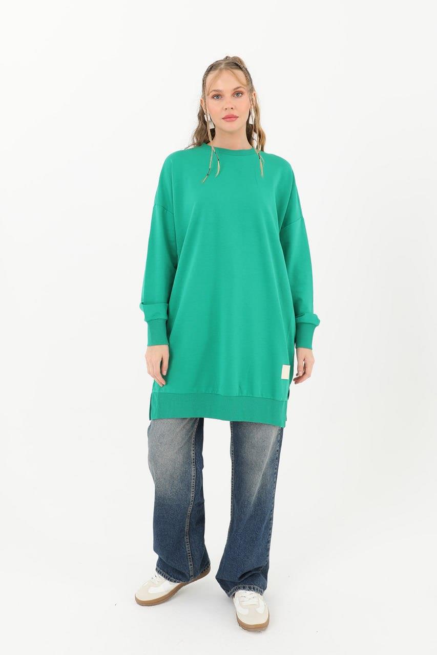 PUANE Bisiklet Yaka Basic Araboy Tunik 30644 - Benetton Bisiklet Yaka Basic Araboy Tunik 30644 - Benetton - Bilen Giyim Tunik 