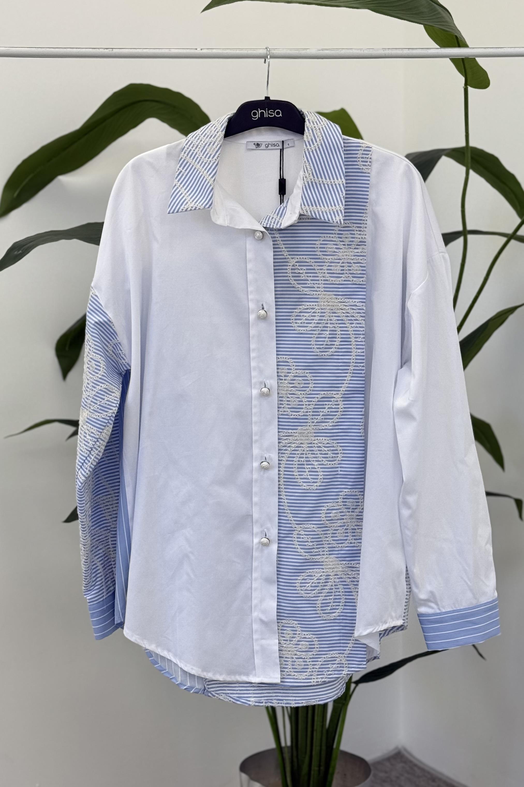Ghisa 4045 Tunik - Mavi