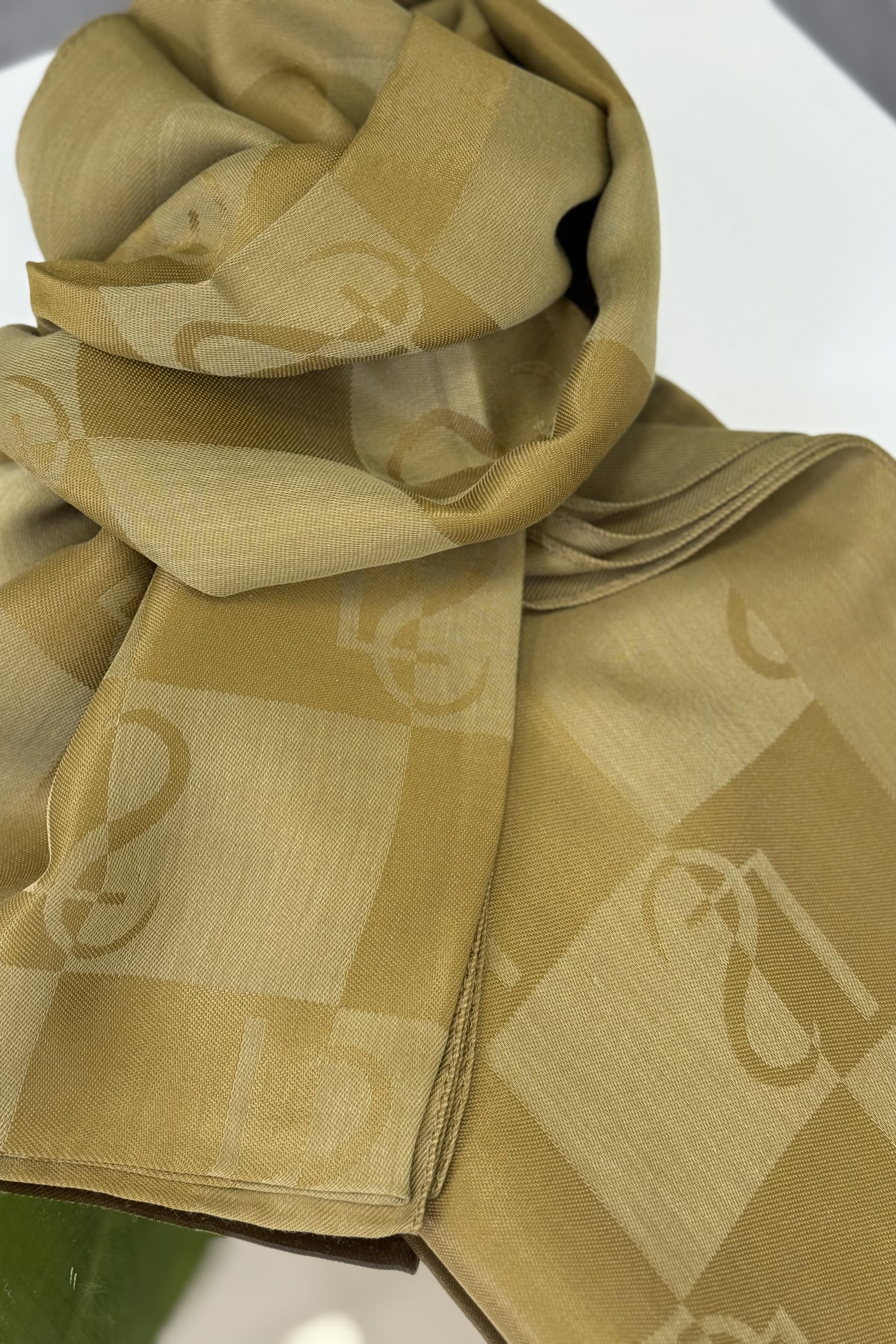 Luvensara Lyocell LS001 Şal - Yağ Yeşili