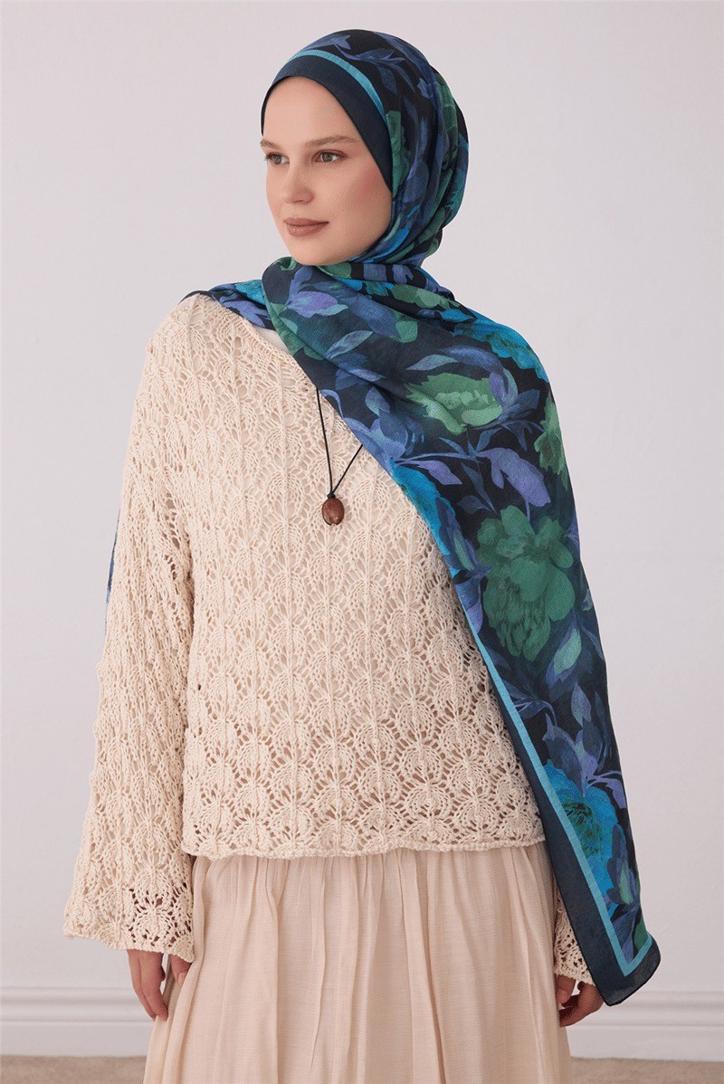 Belli Fresh Sanda Şal 1362 Turkuaz Şal BELLI 