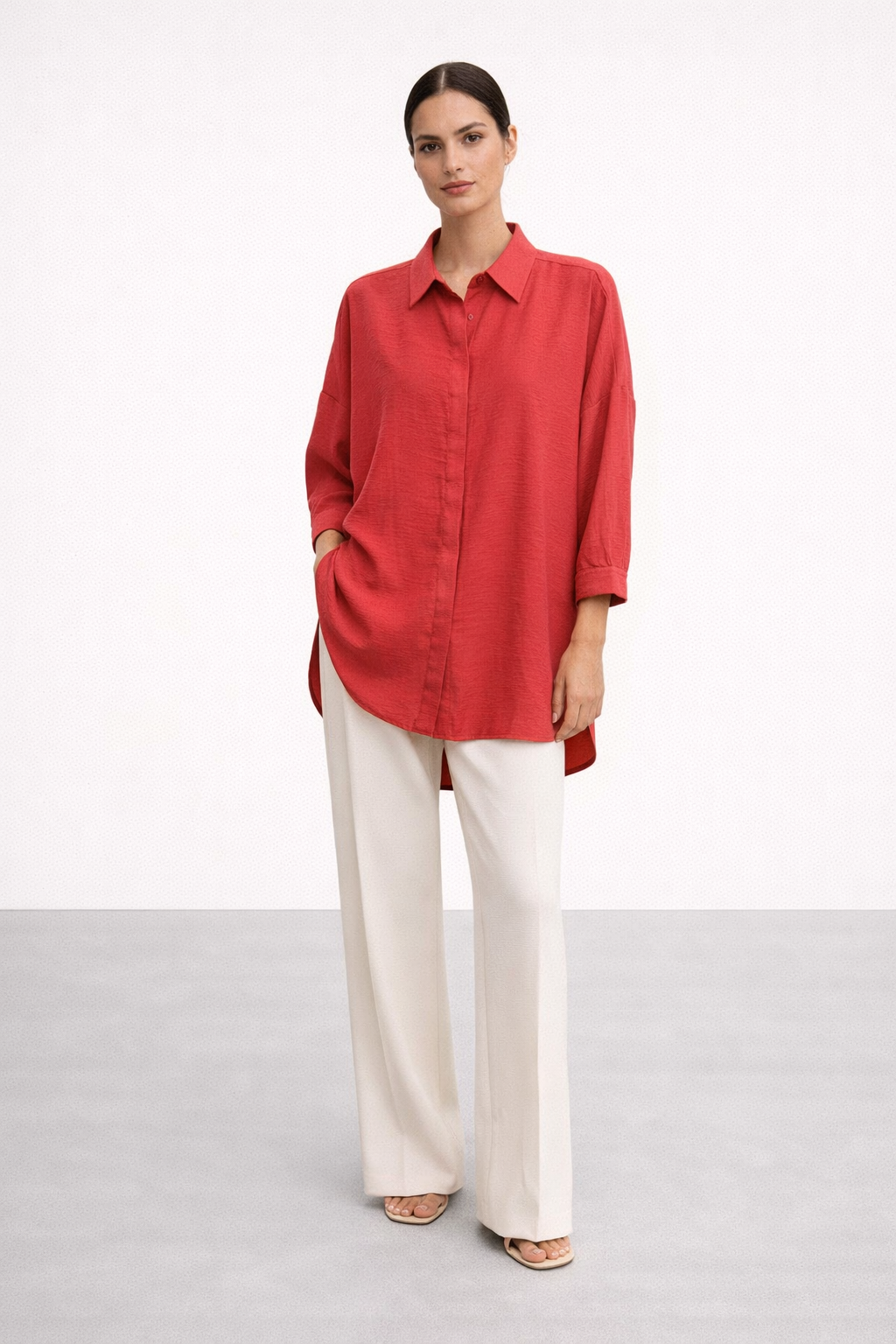 Nuss 3001 Gömlek - Kırmızı