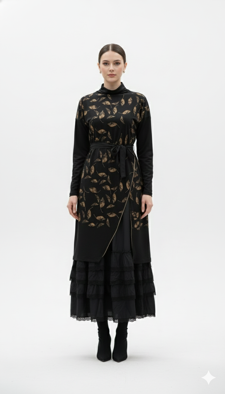 Misswhence 38810 Elbise - Siyah