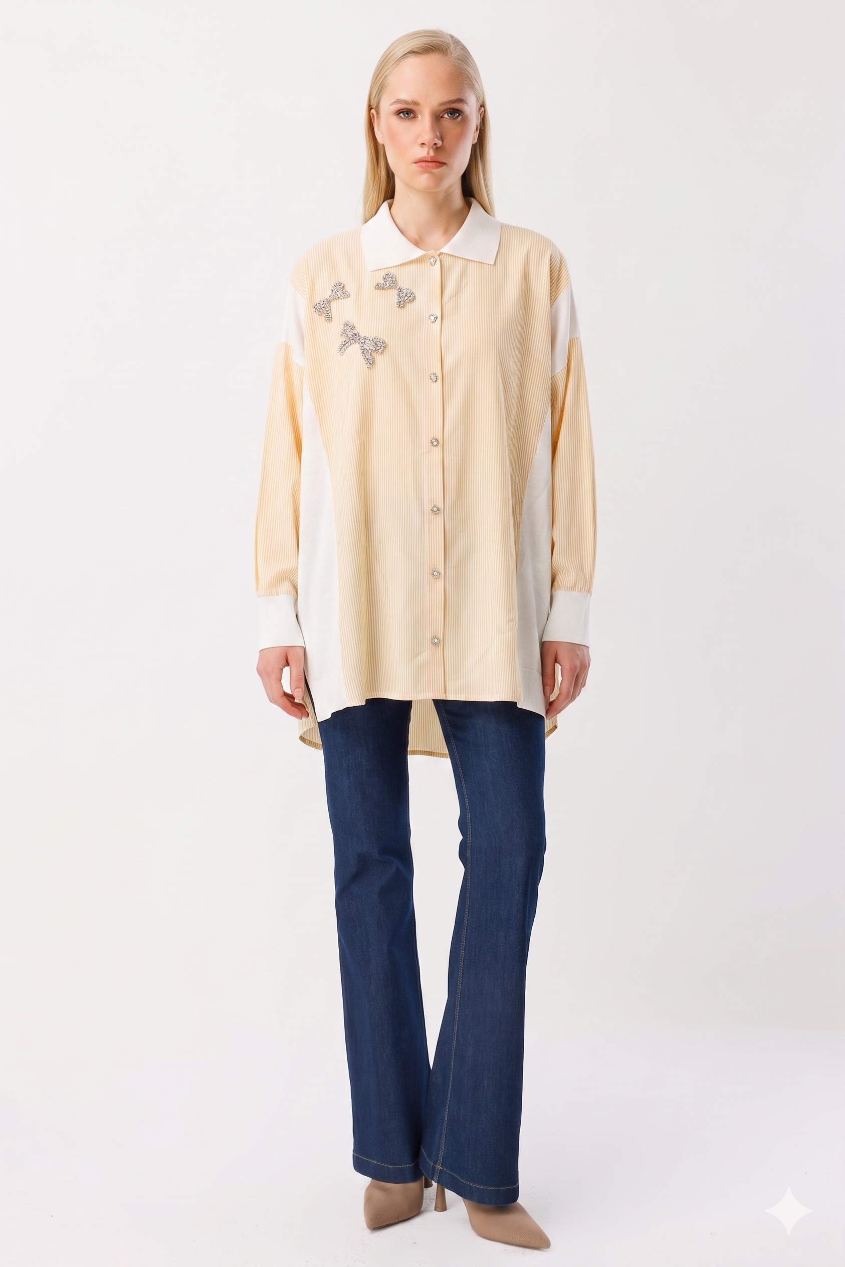 Ghisa 4327 Tunik - Sarı