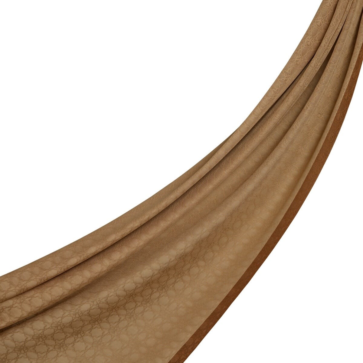 İpekevi 04356 Dört Mevsim Monogram Şal - Bal Köpüğü