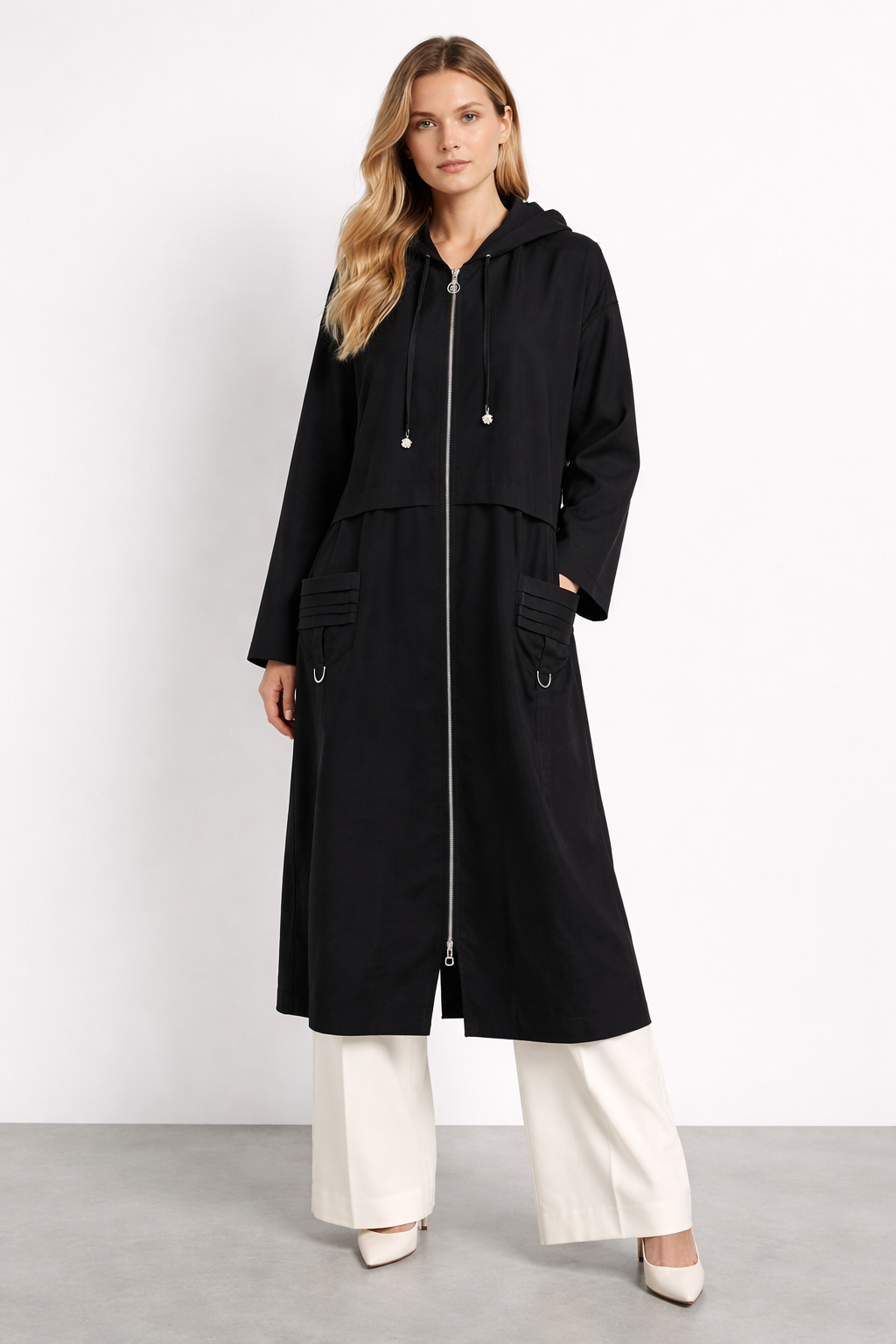 Ceremony 26Y821 Cebi Pileli metal Tokali Safari Kap - Siyah