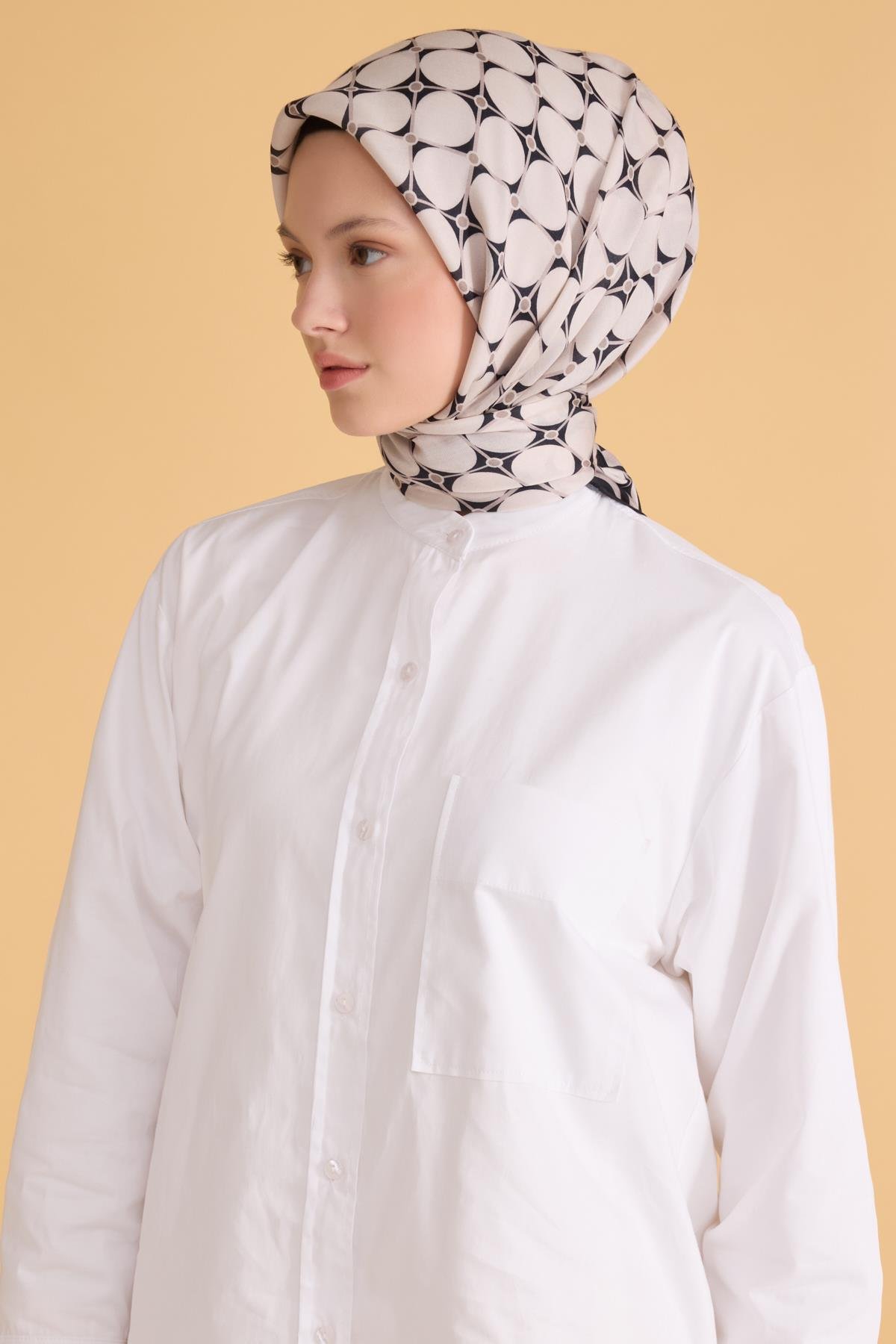 Belli Fresh Pure Eşarp 3 - Sütlü Kahve