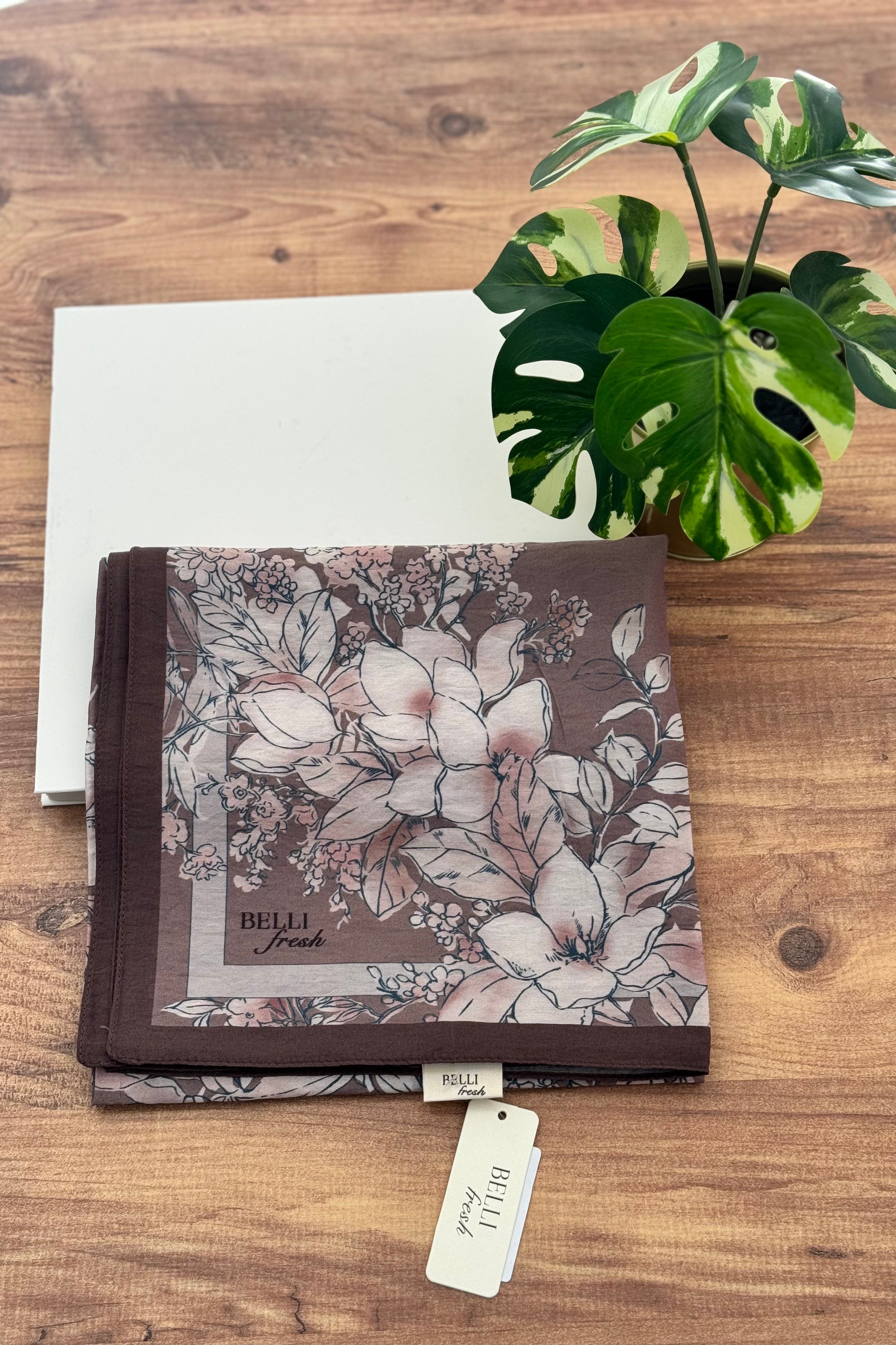 Belli Fresh Paulista Eşarp 3487 - Kahve