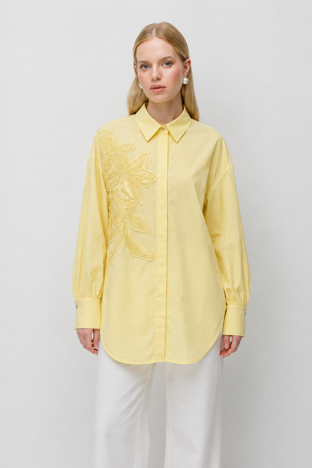 Ghisa 4380 Tunik - Sarı