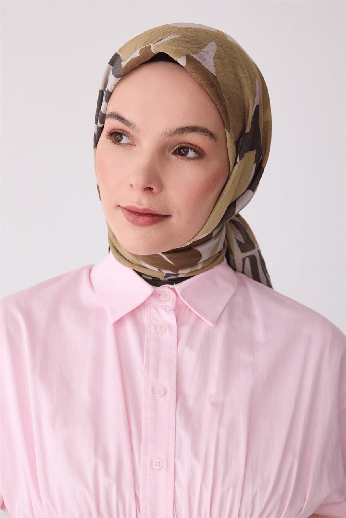 Belli Fresh Rozy Eşarp 3377 - Yeşil