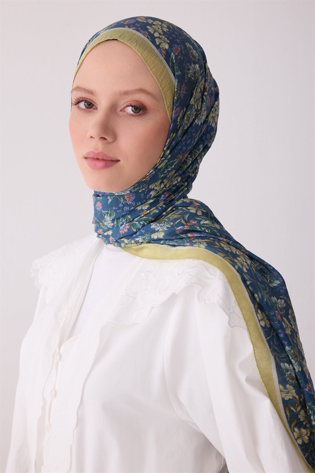 Belli Fresh Sanda Şal 3114 - Olive