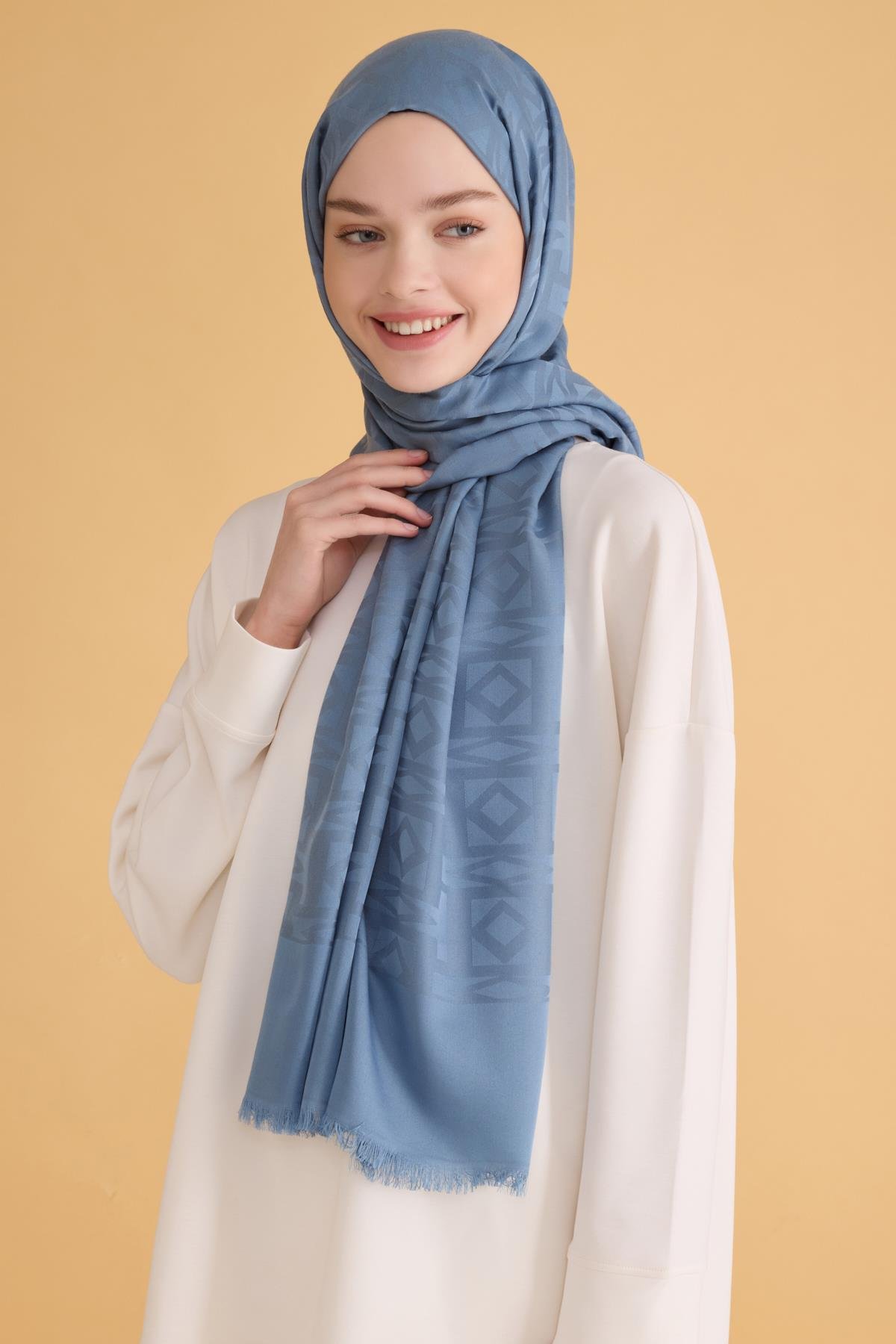 Belli Fresh Açelya Şal 1 - Mavi