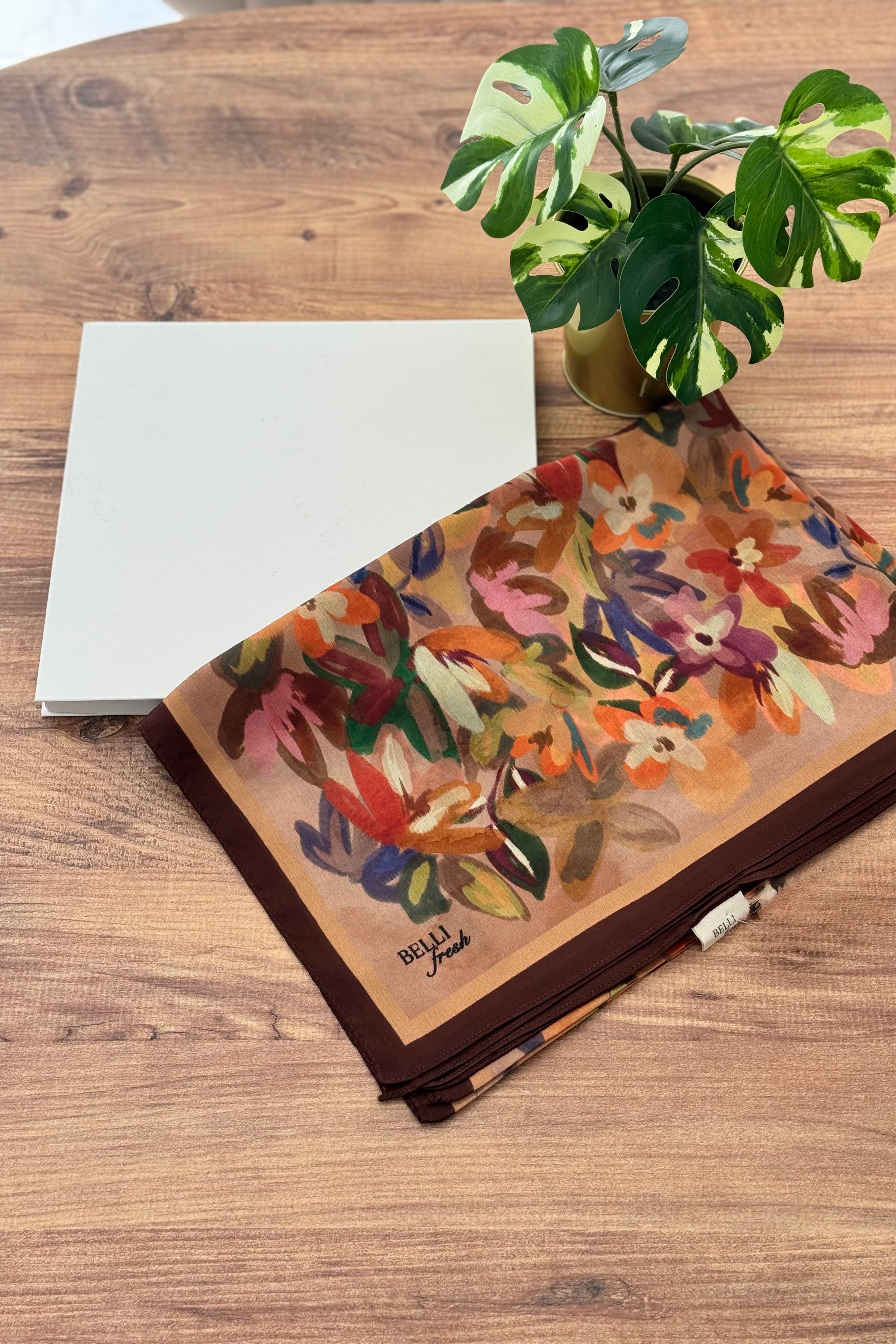 Belli Fresh Aura  Şal 3723 - Kahve